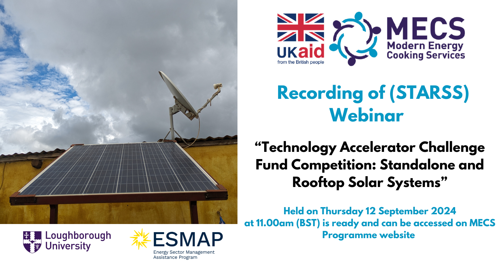 Starss Webinar Recording Available: